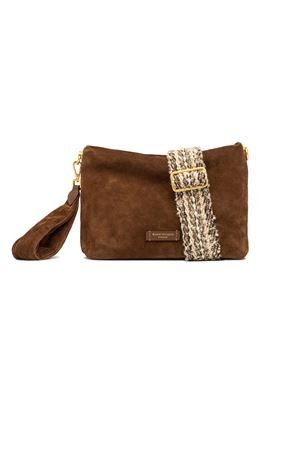 Brenda pochette in pelle scamosciata marrone GIANNI CHIARINI | BS12045CMNASPM099